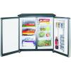 image:imageARCTIC CHEF  54 Cu Ft  Side by Side 2Door Fridge  Compact Refrigerator and Freezer Compartments  Temperature Control  Silver