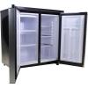 image:imageARCTIC CHEF  54 Cu Ft  Side by Side 2Door Fridge  Compact Refrigerator and Freezer Compartments  Temperature Control  Silver