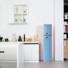 image:imageARCTIC CHEF ACFR1055BLACK Retro 2 Door Apartment Size Refrigerator with Freezer 10 Black cu ftBlue