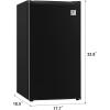 image:imageARCTIC CHEF Mini RefrigeratorFreezer CompartmentAdjustable Thermostat ControlReversible DoorsIdeal for Dorm Office RV Garage ApartmentLIME 32 CUFTBlack
