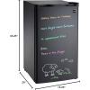 image:imageARCTIC CHEF Mini RefrigeratorFreezer CompartmentAdjustable Thermostat ControlReversible DoorsIdeal for Dorm Office RV Garage ApartmentLIME 32 CUFTBlack Eraser