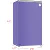image:imageARCTIC CHEF Mini RefrigeratorFreezer CompartmentAdjustable Thermostat ControlReversible DoorsIdeal for Dorm Office RV Garage ApartmentPURPLE 32 CUFT