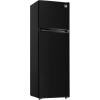 image:imageARCTIC CHEF RFR1085 100 RefrigeratorFreezerReversible DoorFrost FreeTransparent CrisperAdjustable Glass ShelvesWhite 10 cu ftBlack