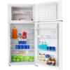 image:imageARCTIC CHEF RFR1085 100 RefrigeratorFreezerReversible DoorFrost FreeTransparent CrisperAdjustable Glass ShelvesWhite 10 cu ftWhite