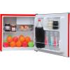 image:imageARCTIC CHEF Red mini fridge with silver trim  16 Cubic feet capacity