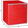 image:imageARCTIC CHEF Red mini fridge with silver trim  16 Cubic feet capacity