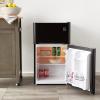 image:imageRCA  2Door  Compact RefrigeratorFreezer  Reversible Doors  Adjustable Thermostat  32 Cu Ft  BlackBlack