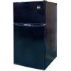 image:imageRCA  2Door  Compact RefrigeratorFreezer  Reversible Doors  Adjustable Thermostat  32 Cu Ft  BlackBlack