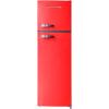 image:imageRCA RFR1055 Retro Apartment Size Refrigerator with Top Freezer  2 Door Fridge with 10 Cu Ft of Storage RED