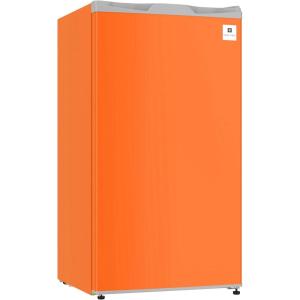 image:imageARCTIC CHEF Mini RefrigeratorFreezer CompartmentAdjustable Thermostat ControlReversible DoorsIdeal for Dorm Office RV Garage ApartmentLIME 32 CUFTOrange