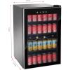 image:imageARCTIC CHEF RMIS1530 Freestanding Beverage Center Cooler Fridge Fits Wine 110 can or 36 bottles Black