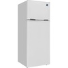 image:imageARCTIC CHEF ACFR725AMZ6COM 2 Door Apartment Size Refrigerator with Freezer StainlessWHITE