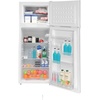 image:imageARCTIC CHEF ACFR725AMZ6COM 2 Door Apartment Size Refrigerator with Freezer StainlessWHITE